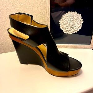 Michael Kors Open Toe Platform Wedge